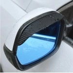 Car Rearview Mirror Rain Eyebrow Carbon Fiber Sun Visor Shade Cover Universal Auto Rear View Mirror Rainy Shield Guard