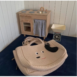 Diaper Bags High Capacity Cotton Storage Travel Bag Fashion Infant Mom Bags